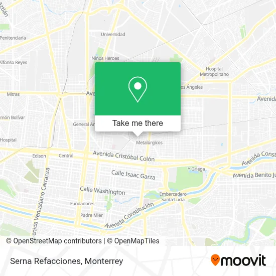 Serna Refacciones map