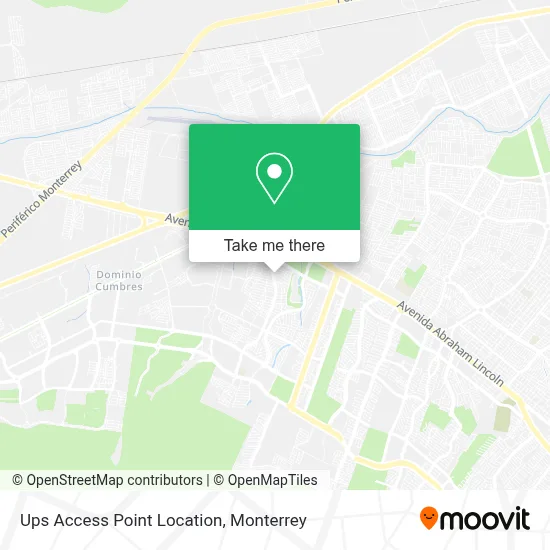 Ups Access Point Location map