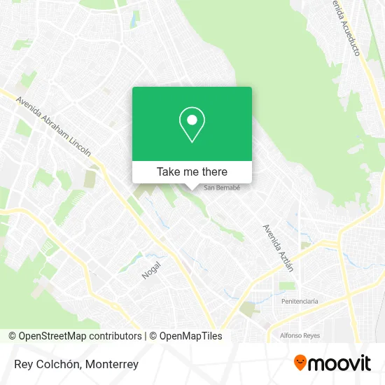 Rey Colchón map