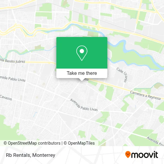 Rb Rentals map