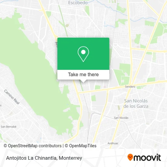 Antojitos La Chinantla map