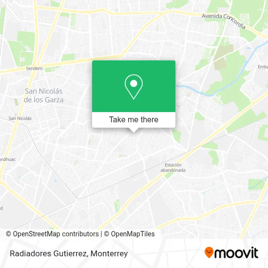 Radiadores Gutierrez map