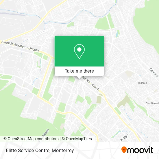Elitte Service Centre map