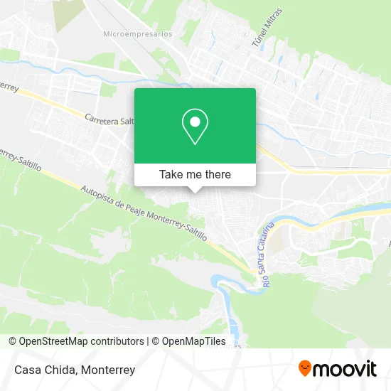 Casa Chida map