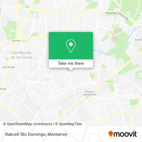 Rakcell Sto Domingo map
