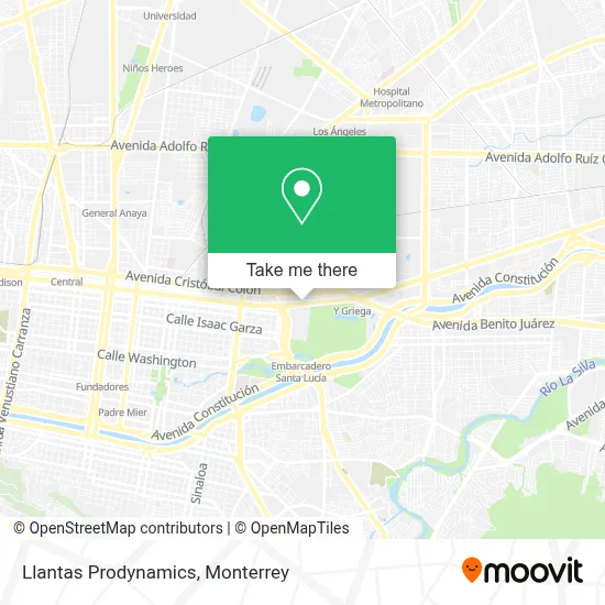 Llantas Prodynamics map
