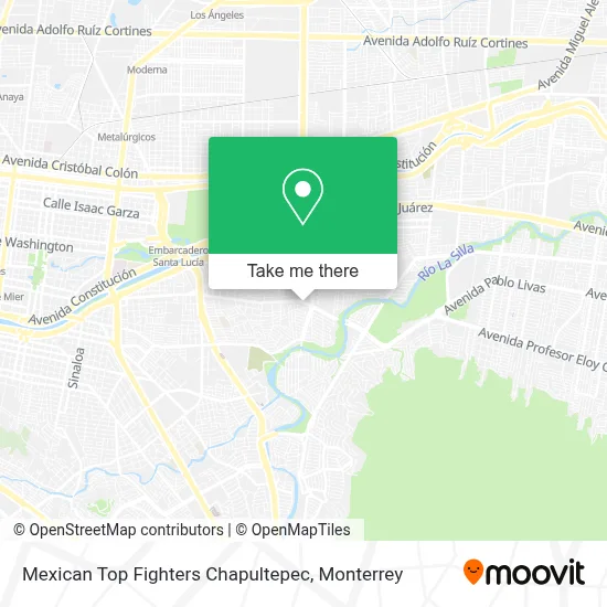 Mexican Top Fighters Chapultepec map