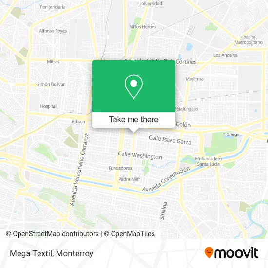 Mega Textil map