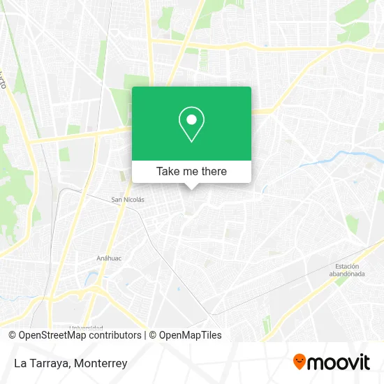 La Tarraya map