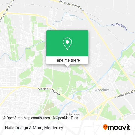 Nails Design & More map