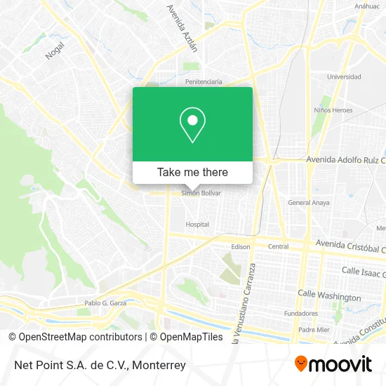 Net Point S.A. de C.V. map