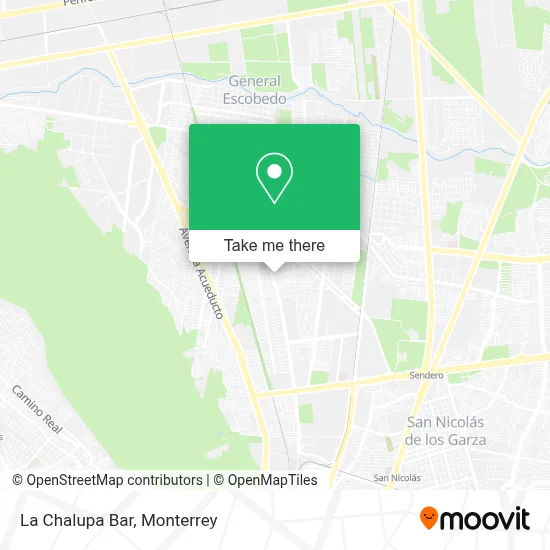 La Chalupa Bar map