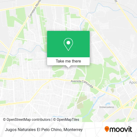 Jugos Naturales El Pelo Chino map