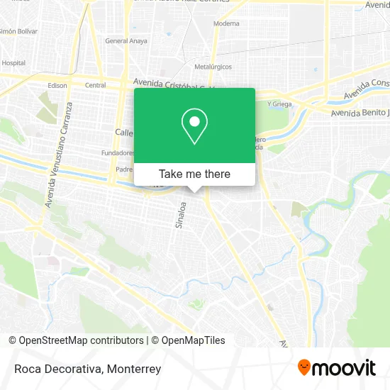 Roca Decorativa map