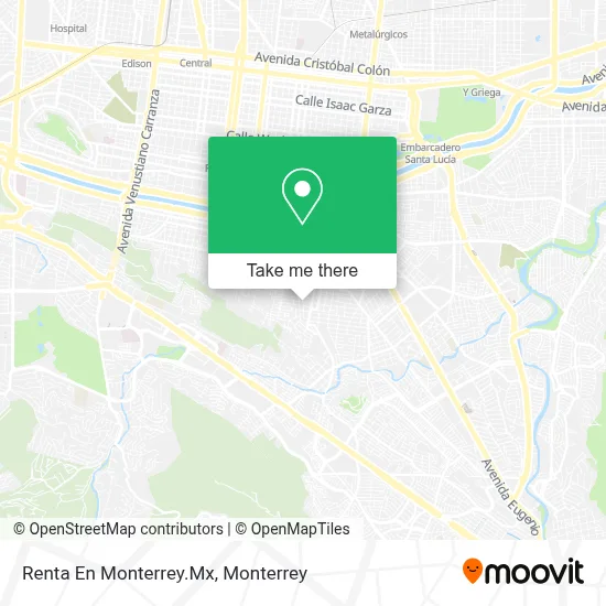 Renta En Monterrey.Mx map
