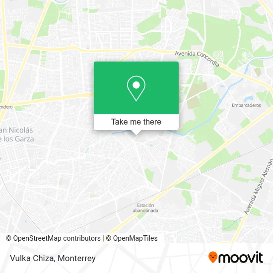 Vulka Chiza map