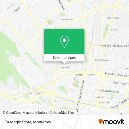 Tu Magic Store map
