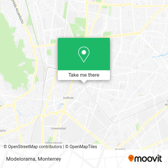 Modelorama map