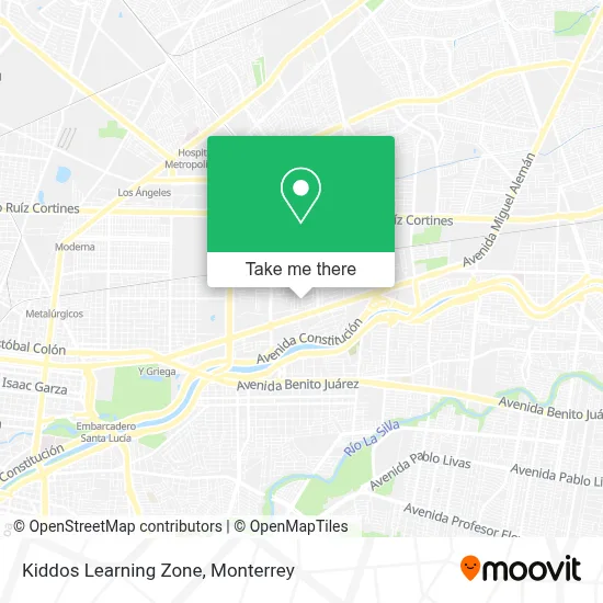 Kiddos Learning Zone map