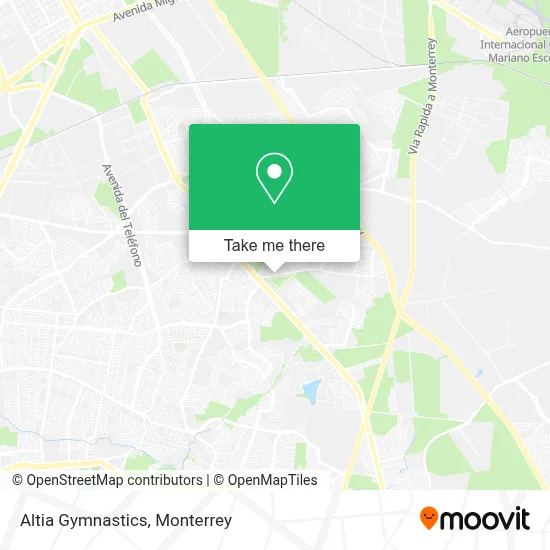 Altia Gymnastics map