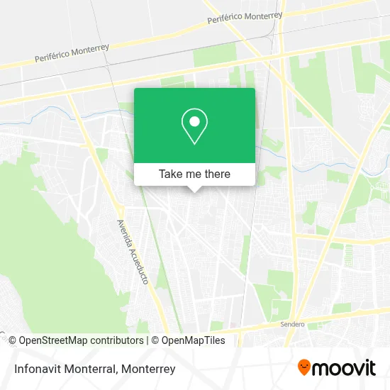 Infonavit Monterral map