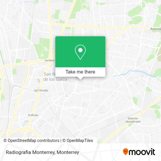 Radiografia Monterrey map