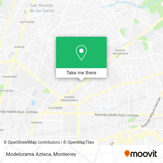 Modelorama Azteca map