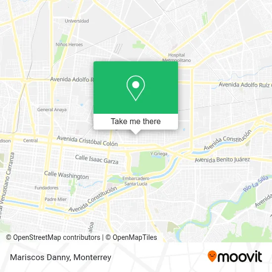 Mariscos Danny map