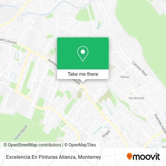 Excelencia En Pinturas Alianza map