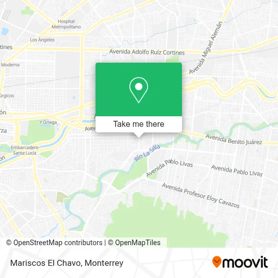Mariscos El Chavo map