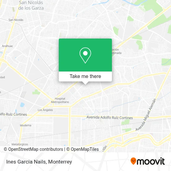 Ines Garcia Nails map