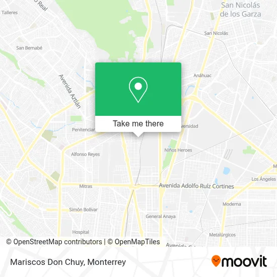 Mariscos  Don Chuy map