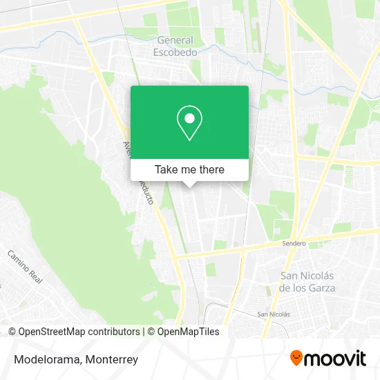Modelorama map