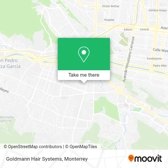 Goldmann Hair Systems map