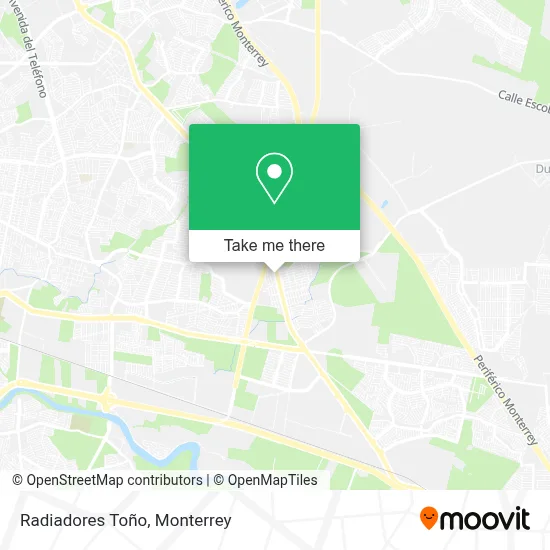 Radiadores Toño map