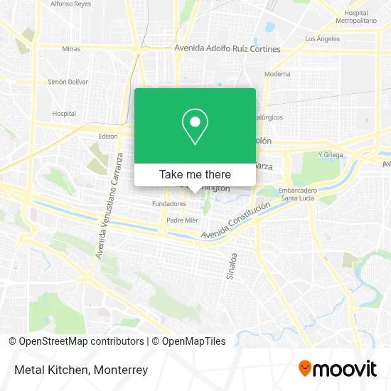 Metal Kitchen map