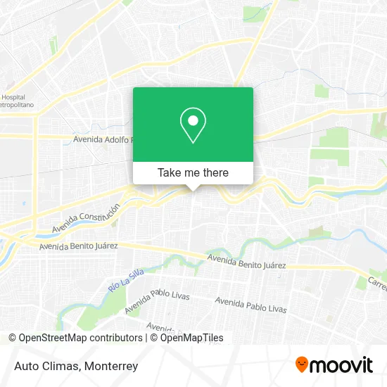 Auto Climas map