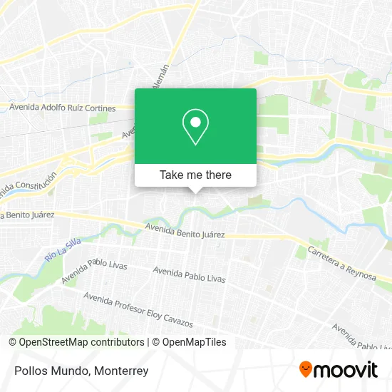 Pollos Mundo map