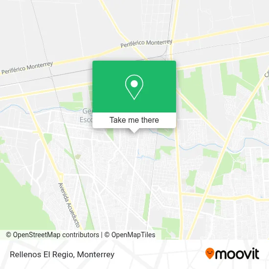 Rellenos El Regio map