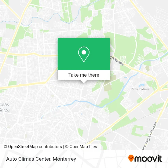 Auto Climas Center map