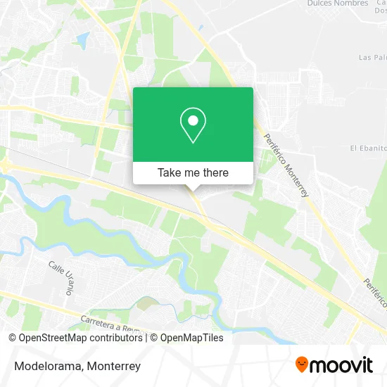 Modelorama map