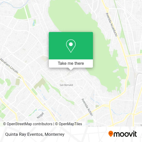 Quinta Ray Eventos map