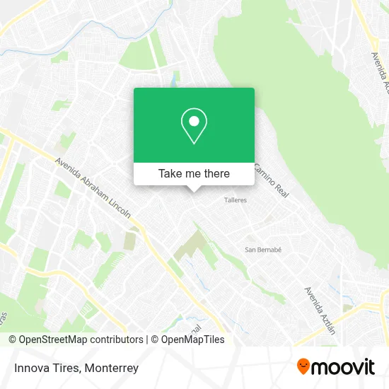 Innova Tires map