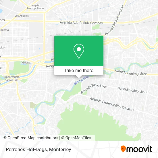 Perrones Hot-Dogs map