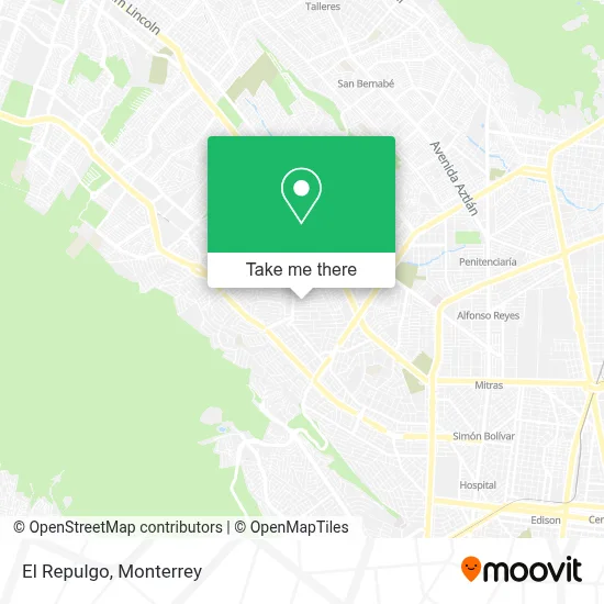 El Repulgo map