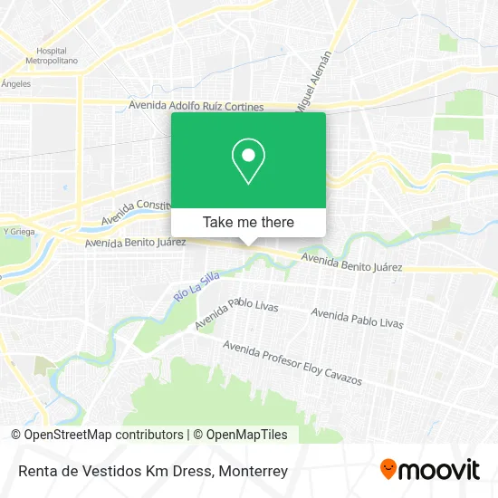 Renta de Vestidos Km Dress map
