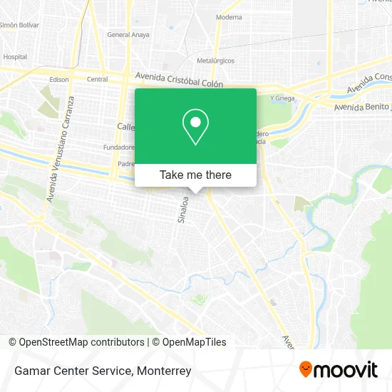 Gamar Center Service map