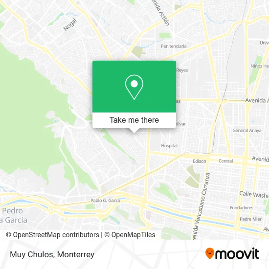 Muy Chulos map
