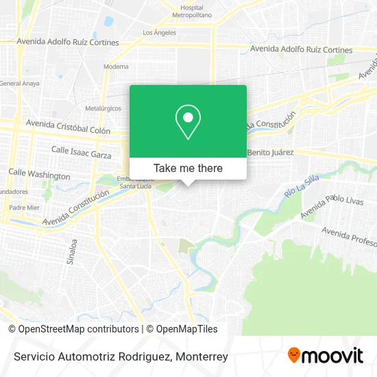 Servicio Automotriz Rodriguez map