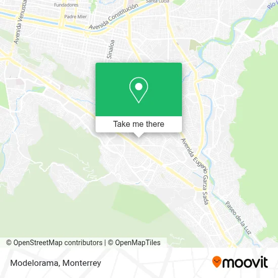 Modelorama map
